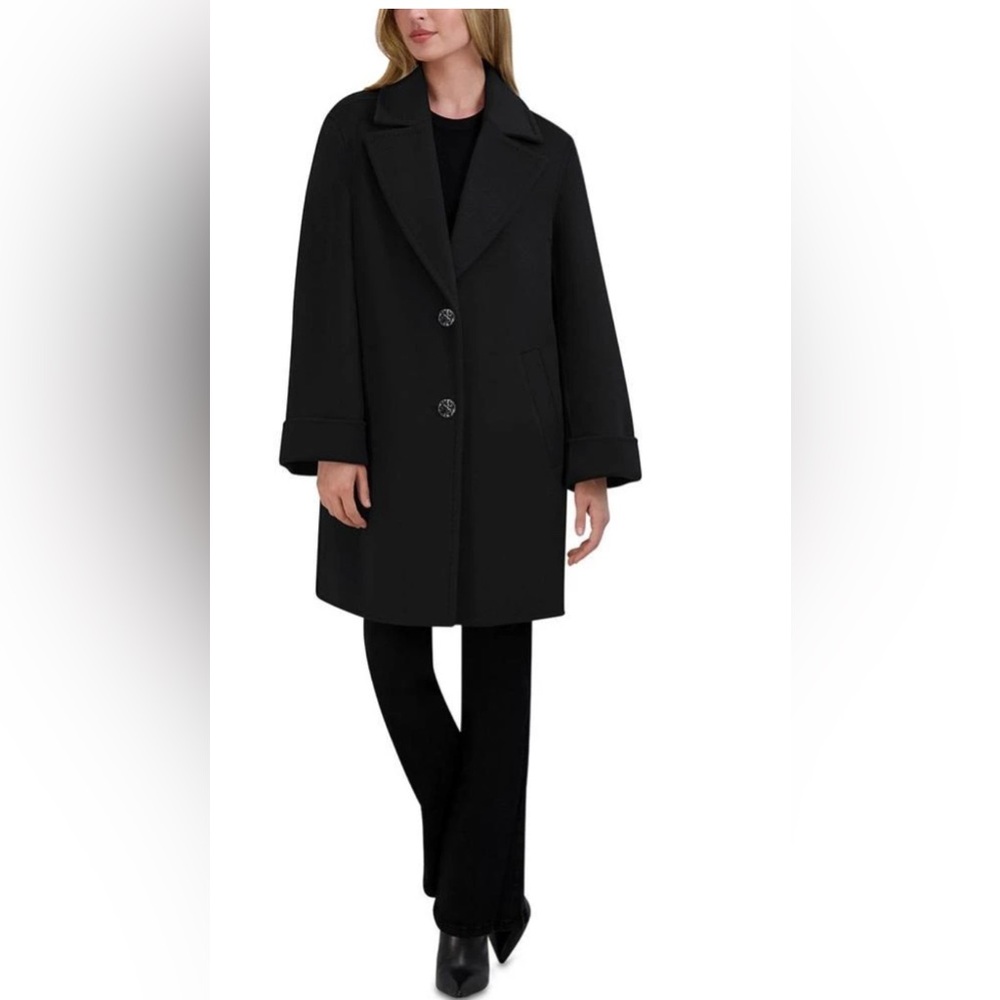 Tahari | Sandra Wool Blend Coat in Size M